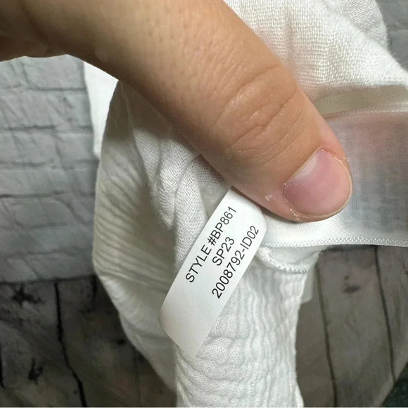 NWT J. Crew Scoop Neck Cotton Midi Dress Soft Gauze White Size Small - Picture 12 of 12